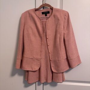 Kasper Women's Pink Skirt Suit